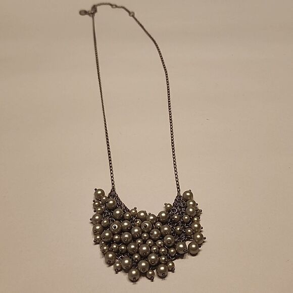 J.Crew Pearl Cluster Necklace - Picture 1 of 5